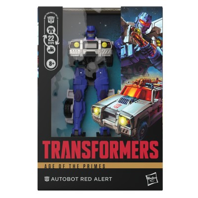 Transformers age of the primes robot autobot red alert convertibil