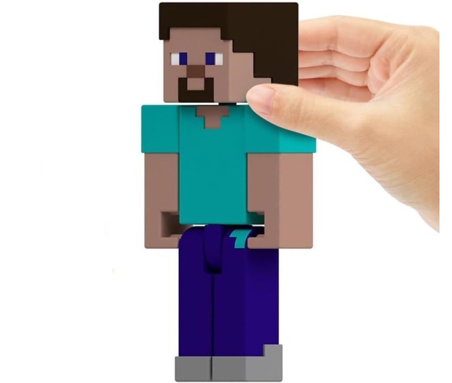 Minecraft craft a block figurina steve 8cm