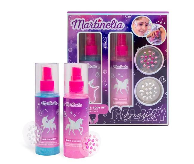 Martinelia galaxy dreams set stralucitor pentru par si corp Martinelia galaxy dreams set stralucitor pentru par si corp