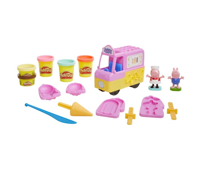 Play doh peppa pig si masina de inghetata Play doh peppa pig si masina de inghetata