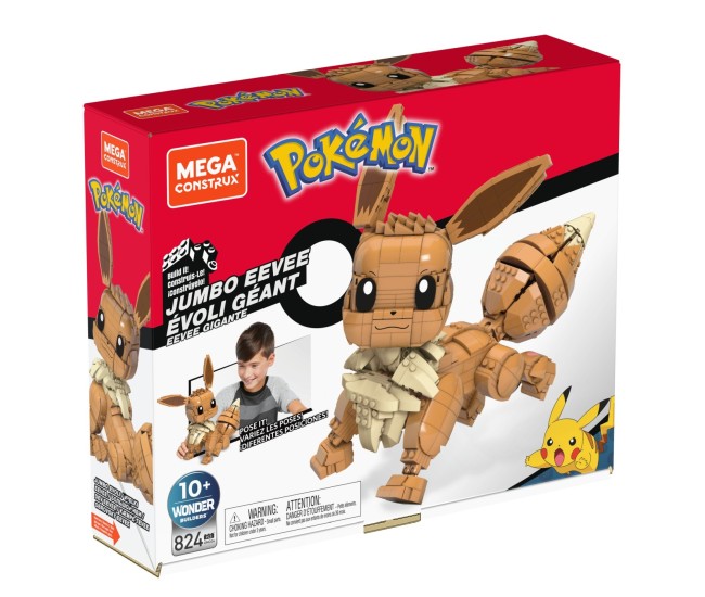 Pokemon mega construx jumbo eevee Pokemon mega construx jumbo eevee