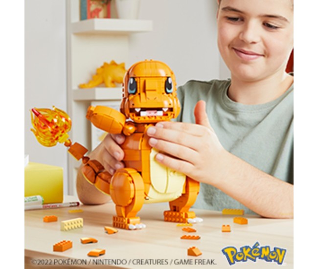 Pokemon mega construx jumbo charmander salameche Pokemon mega construx jumbo charmander salameche