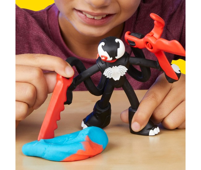 Play doh spiderman set 2 figurine batalie cu lansator si sulita Play doh spiderman set 2 figurine batalie cu lansator si sulita