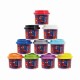 Set 10 borcanase de plastilina spiderman in punga de plastic Set 10 borcanase de plastilina spiderman in punga de plastic