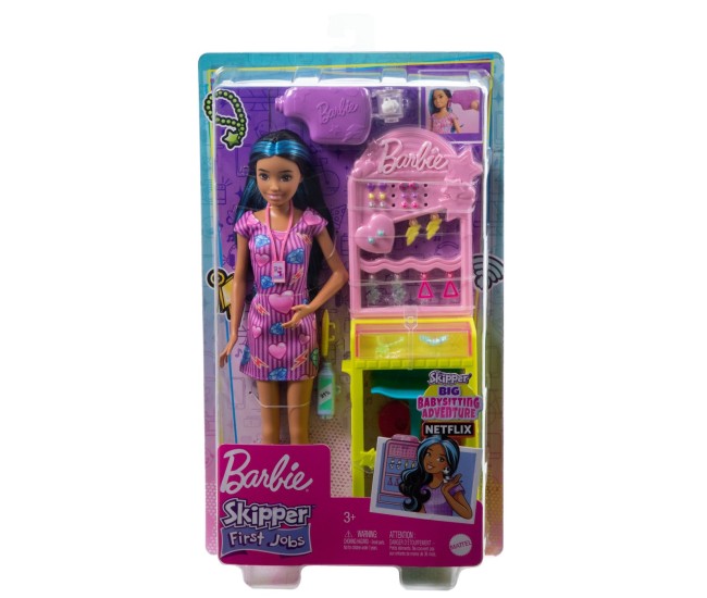 Barbie papusa barbie skipper first jobs ear piercer Barbie papusa barbie skipper first jobs ear piercer