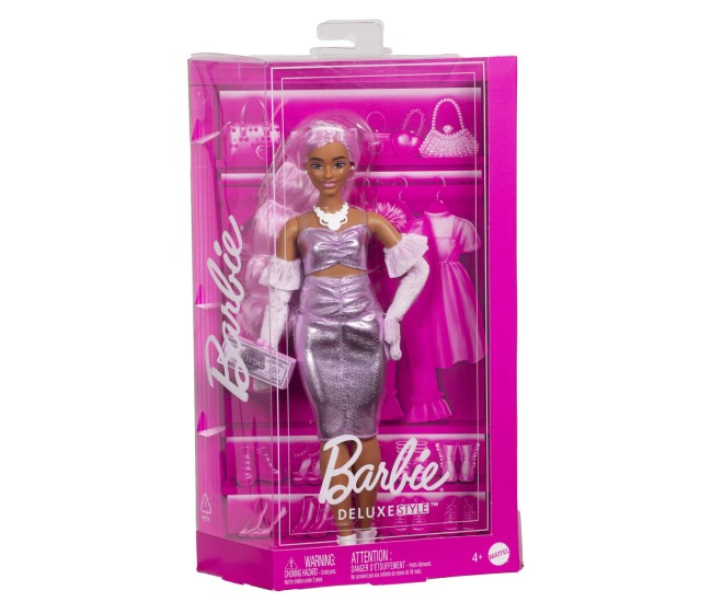 Barbie deluxe style papusa barbie cu par mov Barbie deluxe style papusa barbie cu par mov