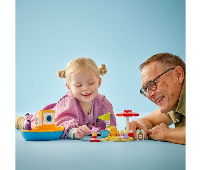 Lego duplo excursia cu barca a purcelusei peppa 10432 Lego duplo excursia cu barca a purcelusei peppa 10432