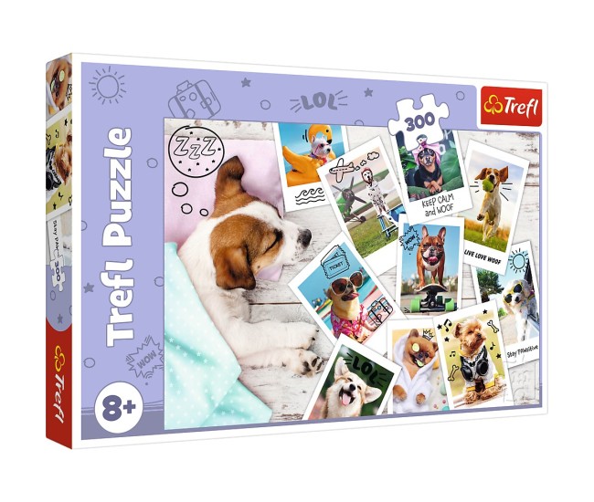 Puzzle trefl 300 poze din vacanta Puzzle trefl 300 poze din vacanta