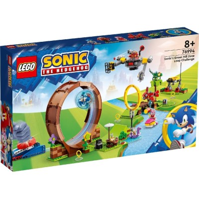 Lego sonic provocarea cu bucla a lui sonic din zona green hill 76994 Lego sonic provocarea cu bucla a lui sonic din zona green hill 76994
