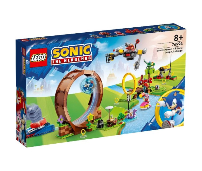 Lego sonic provocarea cu bucla a lui sonic din zona green hill 76994 Lego sonic provocarea cu bucla a lui sonic din zona green hill 76994