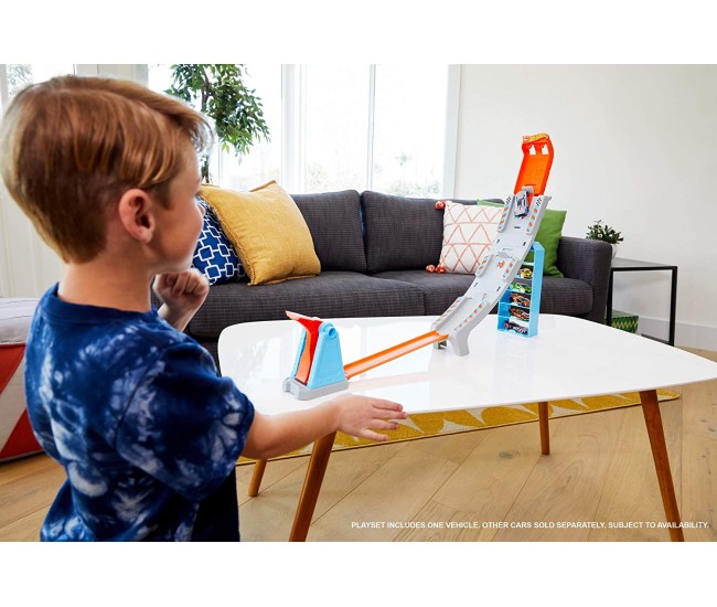 Hot wheels lansator cu masinuta power up the hill Hot wheels lansator cu masinuta power up the hill