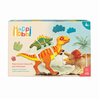 Happi hobbi jucarie magnetica dinozauri
