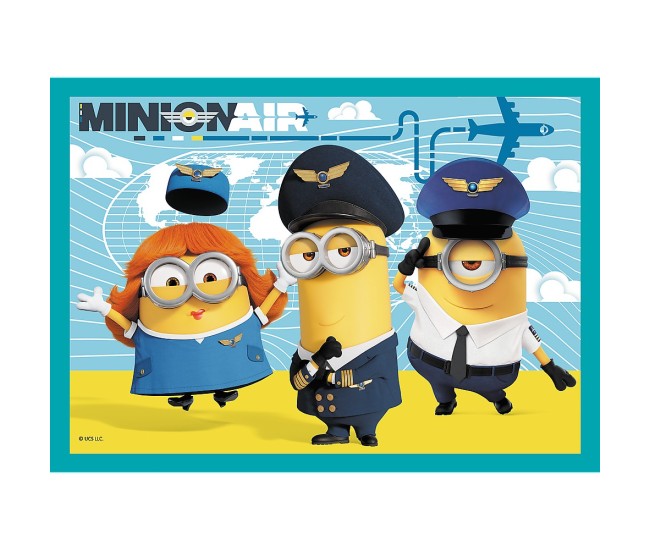 Puzzle trefl minions 4in1 lumea fericita a minionilor Puzzle trefl minions 4in1 lumea fericita a minionilor