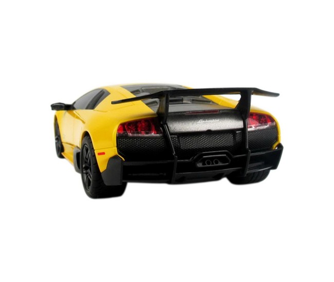 Masina cu telecomanda lamborghini murcielago lp670 galben cu scara 1 la 24 Masina cu telecomanda lamborghini murcielago lp670 galben cu scara 1 la 24