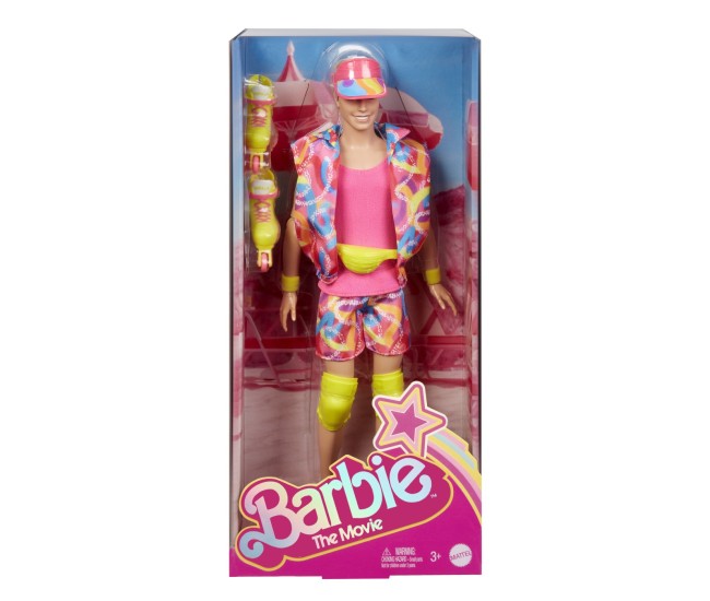 Barbie the movie papusa ken cu patine cu rotile Barbie the movie papusa ken cu patine cu rotile