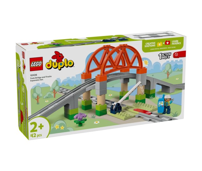 Lego duplo set de extindere pod cu sine de cale ferata 10426 Lego duplo set de extindere pod cu sine de cale ferata 10426