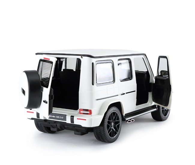 Masina cu telecomanda mercedes-benz g63 alb scara 1 la 24 Masina cu telecomanda mercedes-benz g63 alb scara 1 la 24