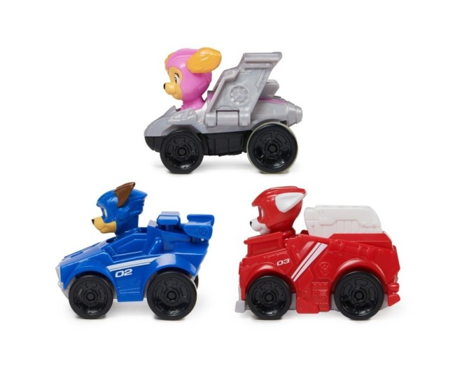 Patrula catelusilor pup squad set cadou 3 masinute Patrula catelusilor pup squad set cadou 3 masinute