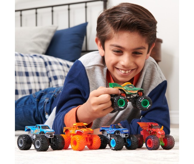 Monster jam masinuta metalica zombie scara 1 la 64