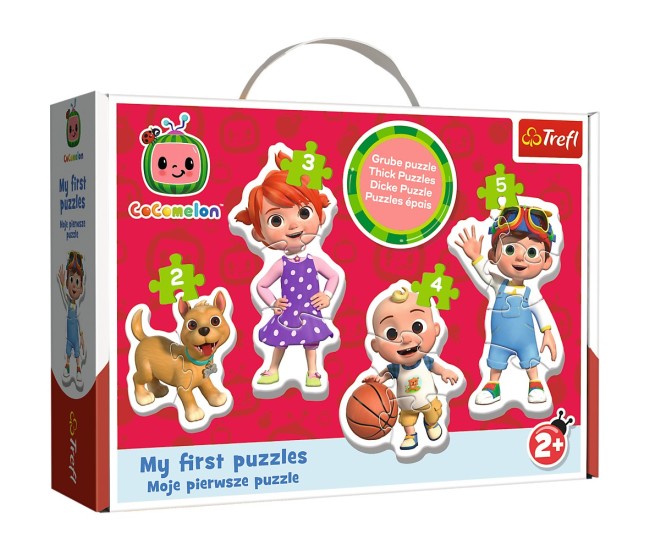 Puzzle trefl baby clasic cocomelon la joaca 14 piese Puzzle trefl baby clasic cocomelon la joaca 14 piese