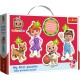 Puzzle trefl baby clasic cocomelon la joaca 14 piese Puzzle trefl baby clasic cocomelon la joaca 14 piese