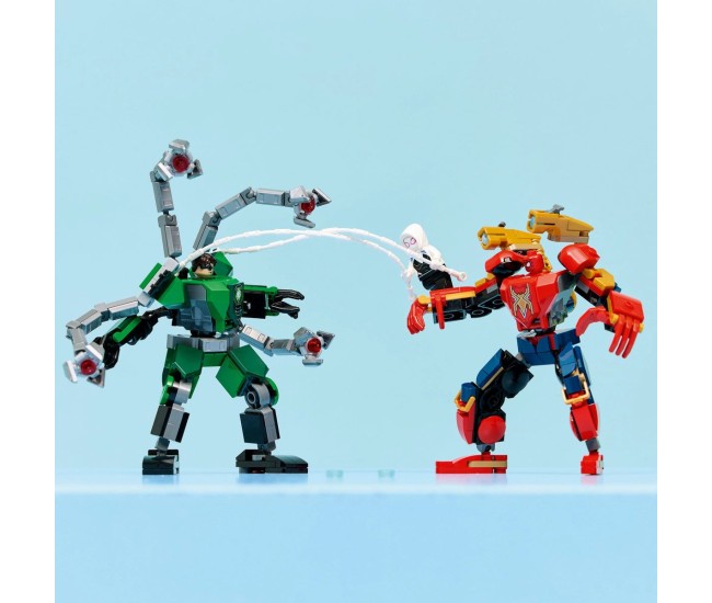 Lego marvel batalia robotilor omul paianjen vs doc ock 76338