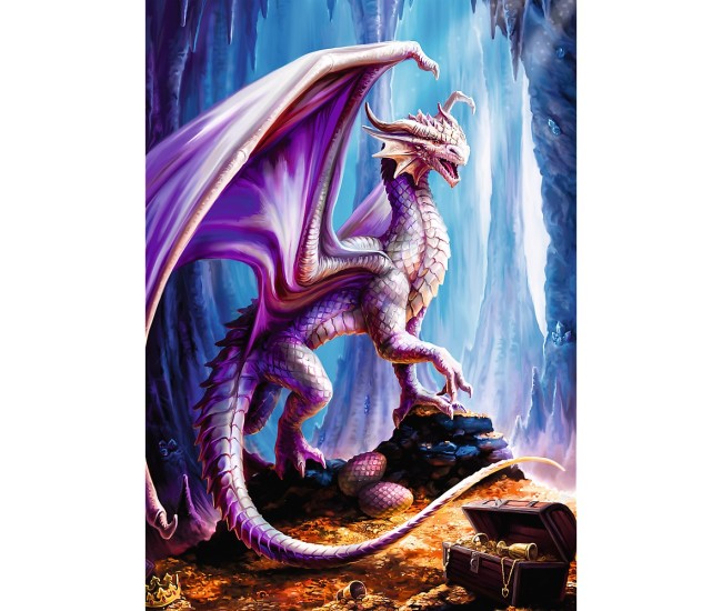 Puzzle trefl 1000 premium plus fantasy gardianul comorii Puzzle trefl 1000 premium plus fantasy gardianul comorii