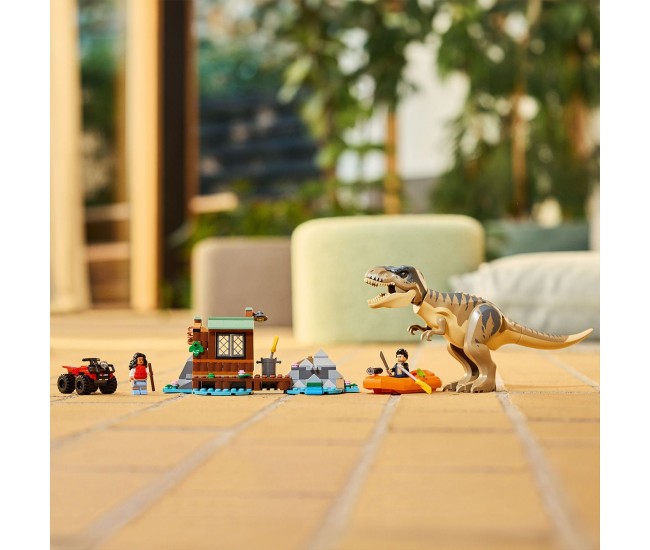 Lego jurassic world renasterea evadare pe rau din calea unui t rex 76975 Lego jurassic world renasterea evadare pe rau din calea unui t rex 76975