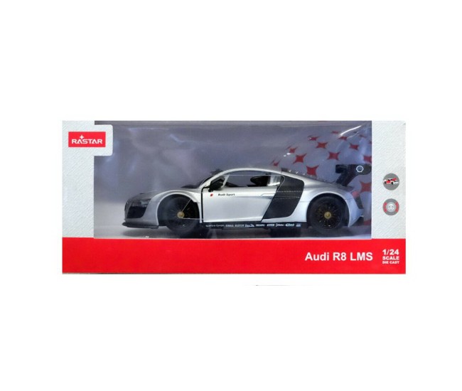 Masinuta metalica audi r8 argintie scara 1 la 24 Masinuta metalica audi r8 argintie scara 1 la 24