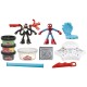 Play doh spiderman set 2 figurine batalie cu lansator si sulita Play doh spiderman set 2 figurine batalie cu lansator si sulita