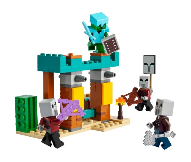 Lego minecraft patrula illager În desert 21267 Lego minecraft patrula illager În desert 21267
