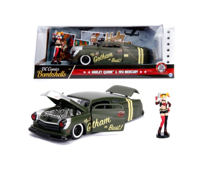 Dc comics bombshells 1951 mercury harley quinn scara 1 la 24 Dc comics bombshells 1951 mercury harley quinn scara 1 la 24