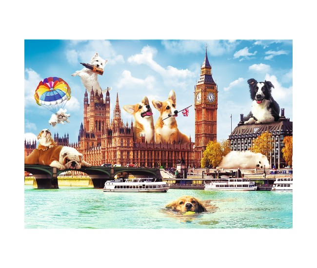 Puzzle trefl 1000 catelusi la londra Puzzle trefl 1000 catelusi la londra