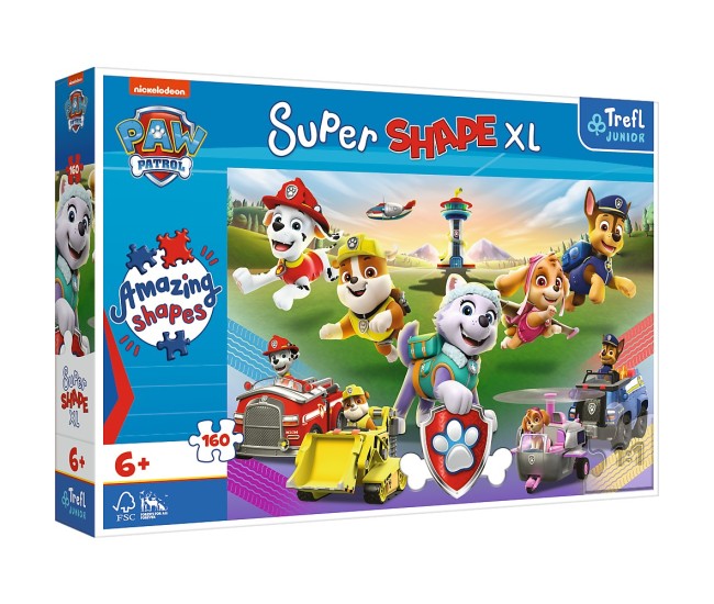 Puzzle trefl primo super shape xxl 160 patrula catelusilor Puzzle trefl primo super shape xxl 160 patrula catelusilor