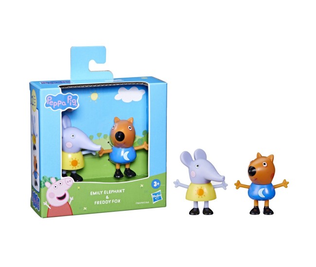 Peppa pig prieteni buni set 2 figurine elefantul emily si vulpita freddy Peppa pig prieteni buni set 2 figurine elefantul emily si vulpita freddy