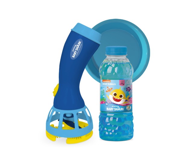 Baby shark set de baloane de sapun cu generator 450ml Baby shark set de baloane de sapun cu generator 450ml