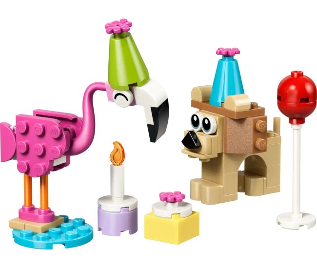 Lego creator petrecere de zi de nastere cu animalute 30715 Lego creator petrecere de zi de nastere cu animalute 30715