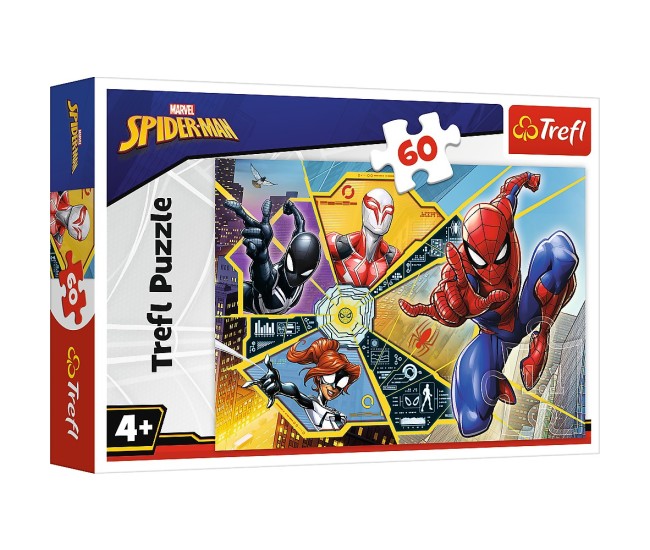 Puzzle trefl 60 spiderman panza de paianjen Puzzle trefl 60 spiderman panza de paianjen