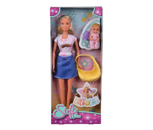 Steffi love papusa steffi cu port bebe Steffi love papusa steffi cu port bebe
