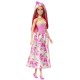 Barbie papusa barbie cu parul blond si roz Barbie papusa barbie cu parul blond si roz