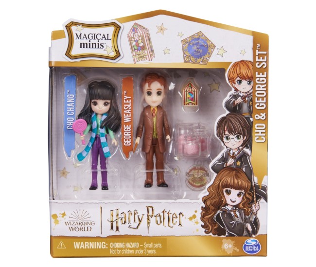 Harry potter wizarding world magical minis set 2 figurine cho si george Harry potter wizarding world magical minis set 2 figurine cho si george
