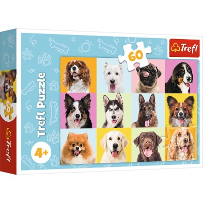 Puzzle trefl 60 catei draguti
