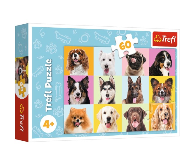 Puzzle trefl 60 catei draguti Puzzle trefl 60 catei draguti