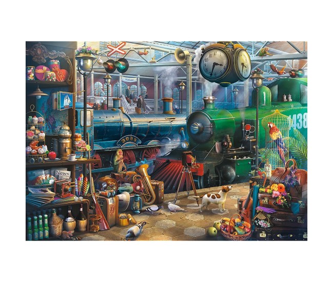 Puzzle trefl 6000 statia de tren Puzzle trefl 6000 statia de tren