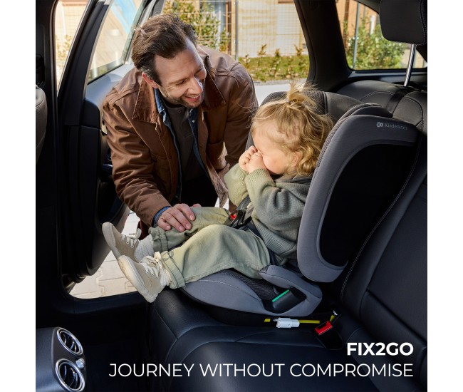 Scaun auto kinderkraft fix2go 76-150 cm, navy Scaun auto kinderkraft fix2go 76-150 cm, navy