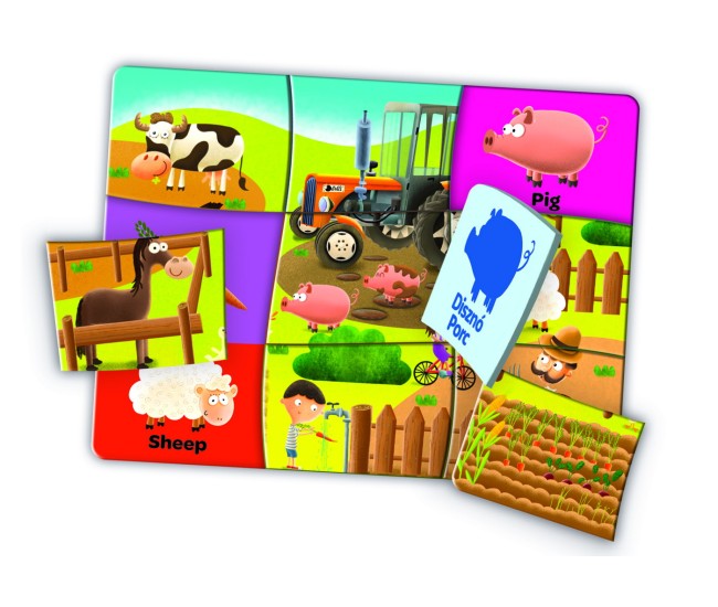 Joc educativ edupuzzle engleza pentru prescolari Joc educativ edupuzzle engleza pentru prescolari