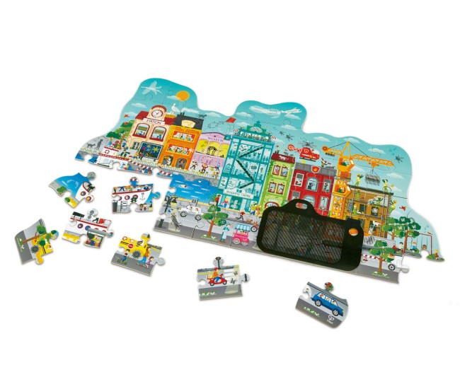 Hape puzzle orasul animat Hape puzzle orasul animat