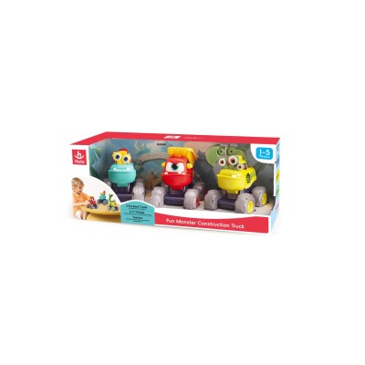 Set 3 masinute de constructie monstruletii amuzanti cu frictiune