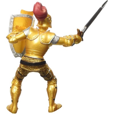 Papo figurina cavaler in armura aurie