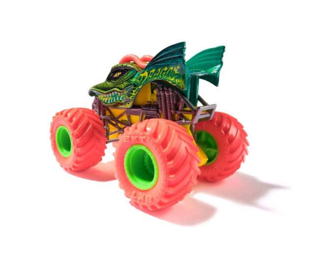Monster jam masinuta metalica dragon scara 1 la 64 Monster jam masinuta metalica dragon scara 1 la 64